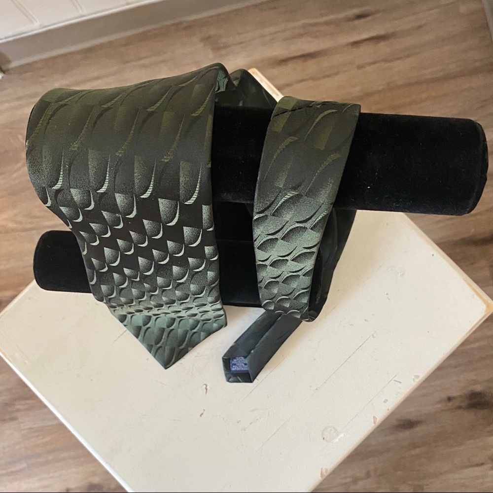 David Taylor Forest Green Tie | 57”/3.5